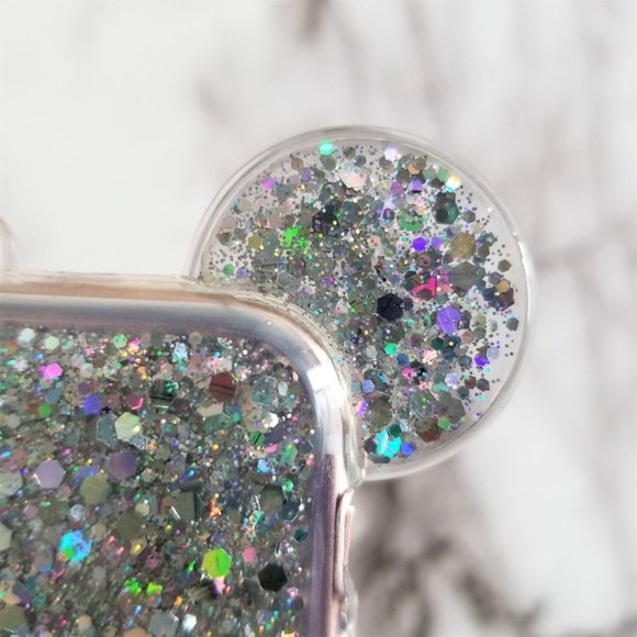 NEW Silver Glitter Mickey Case - Picture 3 of 5